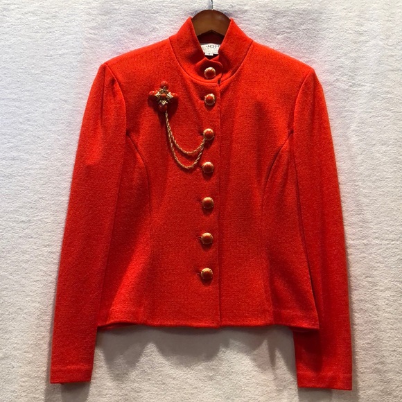 St. John Dresses & Skirts - 2 piece St. John Collection orange skirt suit